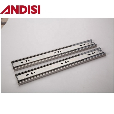 Zinkplattierte Oberfläche 45 mm Weichschließkugelträger Schieberad für Möbelhardware