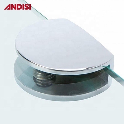 Küchenmöbel Hardware Wandmontage Glasregal Unterstützung Halterung Klemm Klemm 12,5 * 48mm