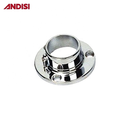 15/16/19/25mm Rundrohrhalter Schrankstiel Stützflanzen für moderne Schlafzimmer Schrank