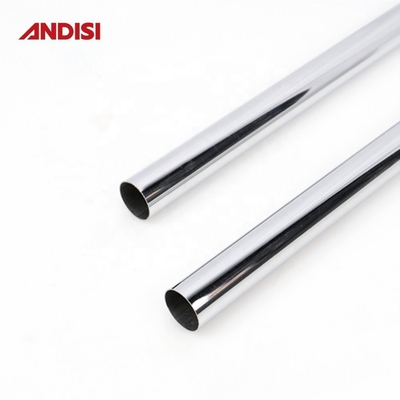 16-50mm Chrom Stahlrohr Stoff Hängeschleife für Garderobe Schlanke Metall Runde Schrank Rod