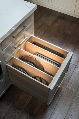 Moderner Stil V6 Schubladenunterlage Weich schließen Ladekapazität 30 kg für die Küche
