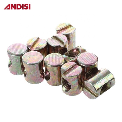 M6 M8 Cross Phillips Drive Slot Countersunk Barrel Nut für Möbelbehälter Hardware