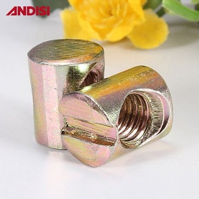 M6 M8 Cross Phillips Drive Slot Countersunk Barrel Nut für Möbelbehälter Hardware