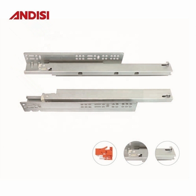 Möbel-Hardware-Schrank Vollverlängerung Schieben zur Öffnung Schublade versteckt Untermontage-Slide