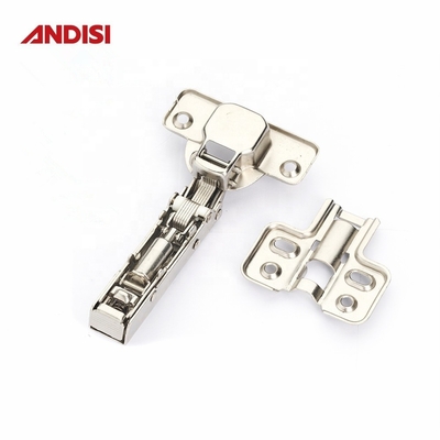 Metall-Clip-on-Typ Weichschließscharniere für 14-24 mm Türdicke und 3-7 mm Panelgröße