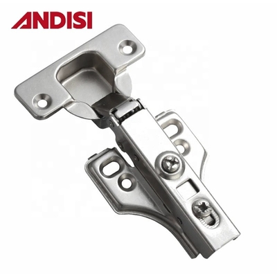 Metall-Clip-on-Typ Weichschließscharniere für 14-24 mm Türdicke und 3-7 mm Panelgröße