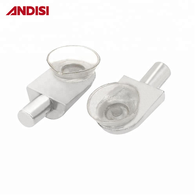 Zinklegierung 6 mm Regalstütze für Glasklemmen Halter andere Möbelwaren