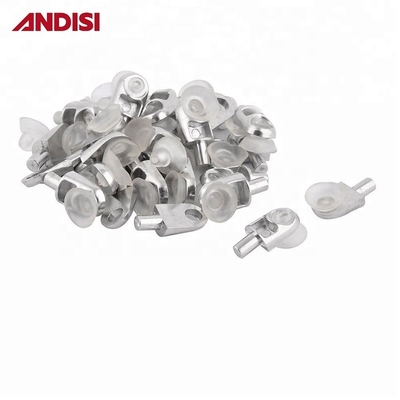 Zinklegierung 6 mm Regalstütze für Glasklemmen Halter andere Möbelwaren