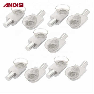 Zinklegierung 6 mm Regalstütze für Glasklemmen Halter andere Möbelwaren