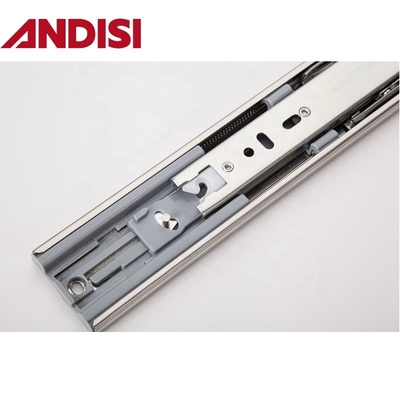 Zinkplattierte Oberfläche 45 mm Weichschließkugelträger Schieberad für Möbelhardware