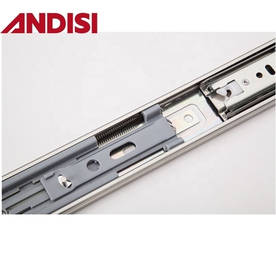 Zinkplattierte Oberfläche 45 mm Weichschließkugelträger Schieberad für Möbelhardware