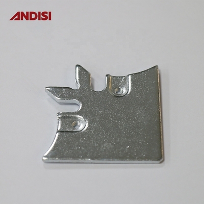 Nichtstandard 3mm Fischform Zinkplattierte Stahl-Metallhalterung mit Lochverbindung Flachschrank Eckhalterung