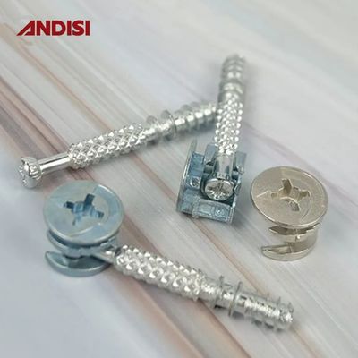 Möbelstücke 3 in 1 Mini Fix Schrauben Cam Lock Muttern für Schrankenverbindung KD Fitting