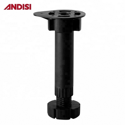 Schwarz Finish Küchenschrank Schrank PP ABS Höhenverstellbarer Plinth Plastikfußbeine