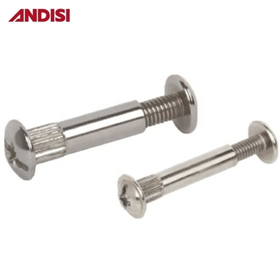 M4 Furniture Cam Lock Gelenkschraube mit Stahlkombination und Nickelverbindung