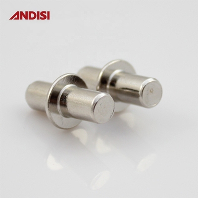 5 mm Metallregalstütze für Regale aus Zink/Nickelplattiertem Stahl
