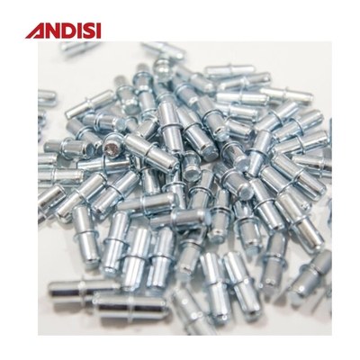 5 mm Metallregalstütze für Regale aus Zink/Nickelplattiertem Stahl