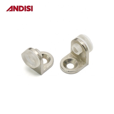 Verbindungen aus Zinklegierung Regalstützen für Möbel Hardware Glas Klemm Halter