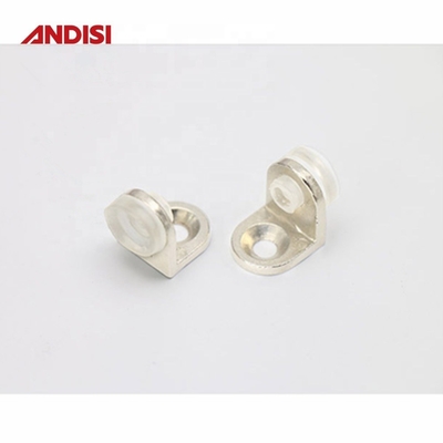 Verbindungen aus Zinklegierung Regalstützen für Möbel Hardware Glas Klemm Halter