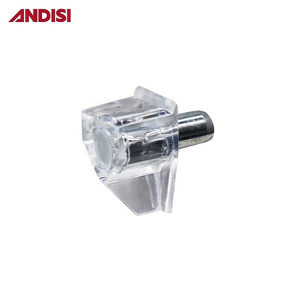 Andere Möbel-Hardware 5 mm Plastikregal-Stützpfeiler für Schrankenbrett Glashalter