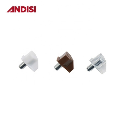 Andere Möbel-Hardware 5 mm Plastikregal-Stützpfeiler für Schrankenbrett Glashalter