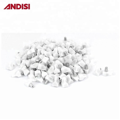 Andere Möbel-Hardware 5 mm Plastikregal-Stützpfeiler für Schrankenbrett Glashalter