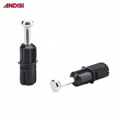 Stahl- und Kunststoffbaugruppe Dowel Cam Bolt Lock M8 Möbel Cam Quick Connect Bolzen