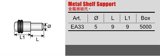 50000 Stück Glas/Board Support Stahl Gummi 3mm 5mm Möbel Schrank Hardware Metall Verbindungselemente Regal Pins