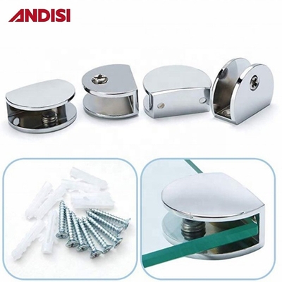 Küchenmöbel Hardware Wandmontage Glasregal Unterstützung Halterung Klemm Klemm 12,5 * 48mm