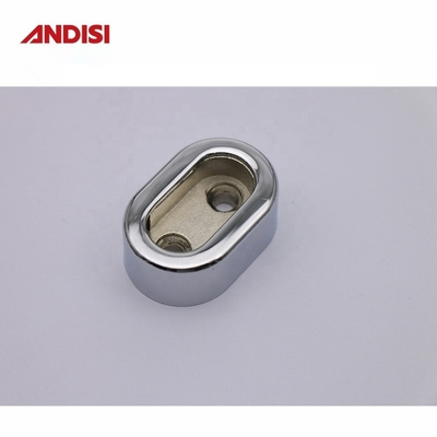 Schrank Rohr Rohr Hängende Schiene Schrank Stange Halter Flansche Rohrstütze Schwarz Finish