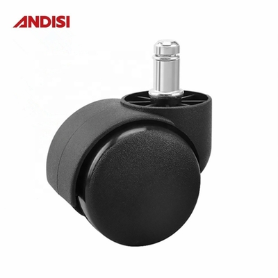 Möbelruder Durchmesser 50 mm Schwarz PA Nylon Drehbüro-Stuhl Kabinett Stuhlrad