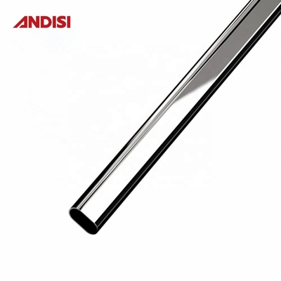 0.5/0.6/0.7/0.8/0.9/1.0/1.2 mm ovaler Metallschrank für polierte Chromschrankstäbe