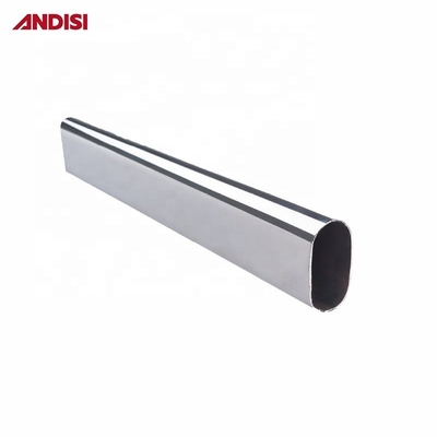 0.5/0.6/0.7/0.8/0.9/1.0/1.2 mm ovaler Metallschrank für polierte Chromschrankstäbe