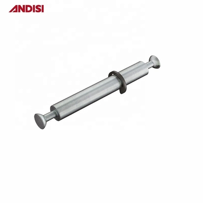 24 64MM/34 84MM Möbel-Hardware Mini-Fix Doppel-End-Schraubschraubverbindung Dowel Stahlstange