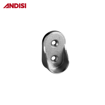 Länge 44mm Zinklegierung Schrankbefestigungen für 30x15mm Ovalröhre Ovalröhre Stützstütze