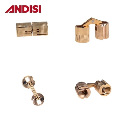 Moderner Design-Stil Hochwertige Messing verborgene Zylinder Massiv Messing Scharniere für Holzkisten