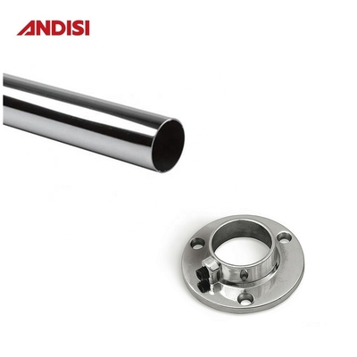 25mm 30mm 50mm Chrombeschichtete Garderobe Rohr Eisen Schrank Hängende Schienenstange für Kleidung