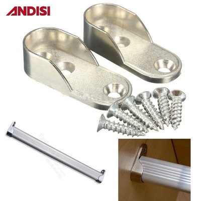 Schlafzimmermöbel Aluminiumrohr Schrank Hängende Röhre Schiene Oval Schrank Stange Röhre Falten