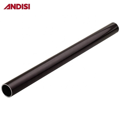 Stylische Matt Schwarze Garderobe Tube für Schrank Stange und Kleidung Hängende Schiene Langlebig