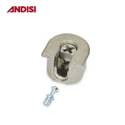 Zinklegierte Möbelverbindung Gegossenes Zink Dowel Pin Schraube und Cam Lock Disc Postverpackung