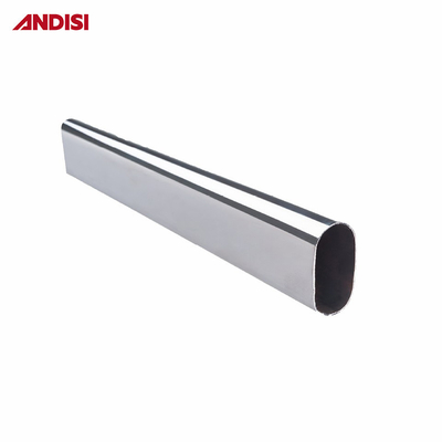 Schlafzimmermöbel Aluminiumrohr Schrank Hängende Röhre Schiene Oval Schrank Stange Röhre Falten