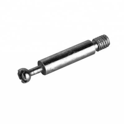 Holzschrank Anschluss Cam Bolt und transparente Nylon-Nuss Dowel Schrauben Cam Lock