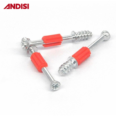 Sonstige Möbel Hardware Mini Fix Dowel Cabinet Connector Schraube Kunststoff Selbstklemmen Schraube