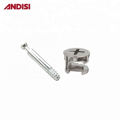 Möbel Anschlussboulen Mini-Fix-Schrauben Dowel 33/36/46mm Zinkbeschichteter Stahl M4 Moderne Hardware